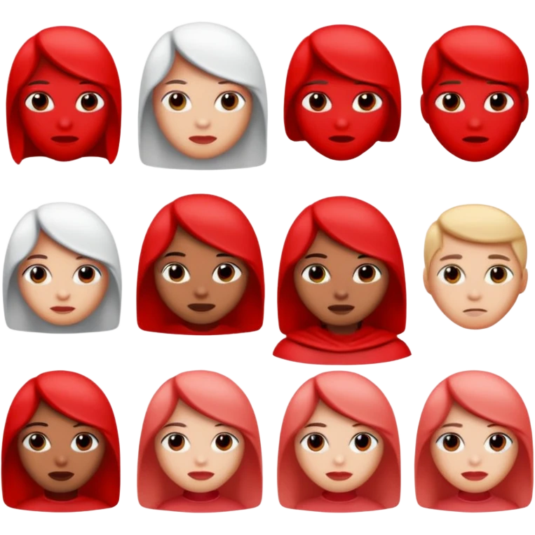 Among us red  emoji