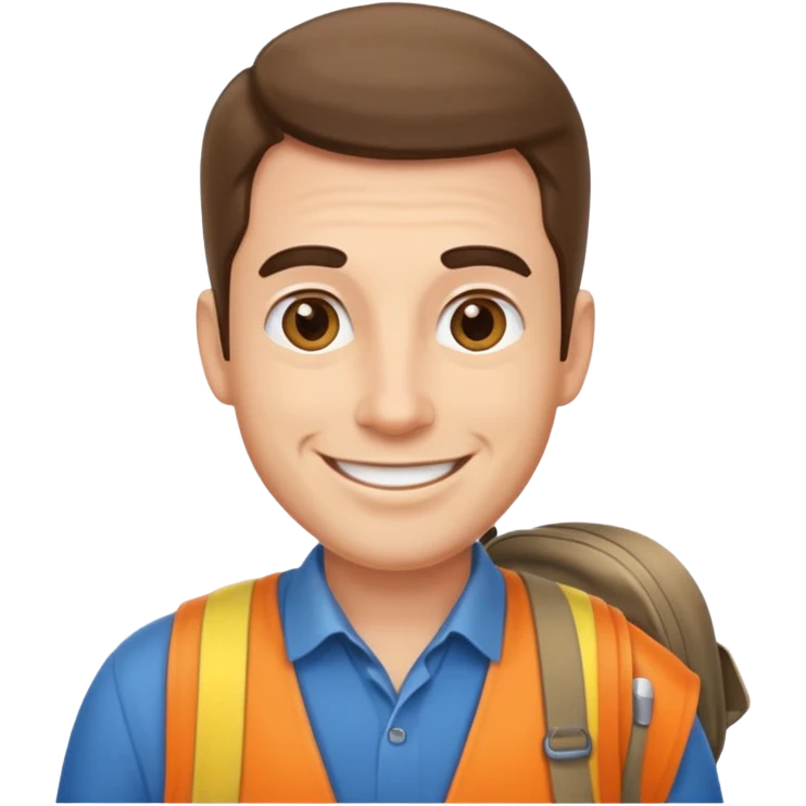 Tour guide dad emoji
