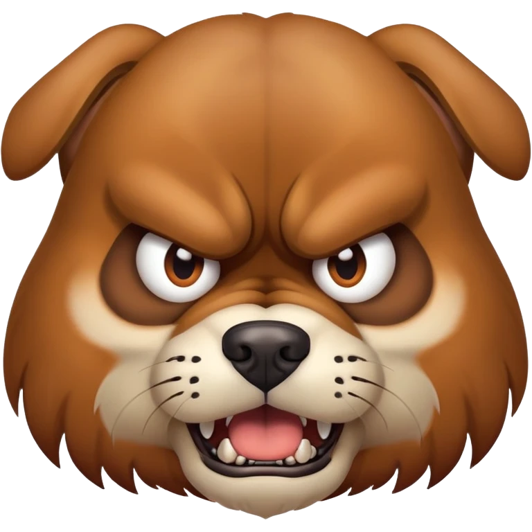 Dog mad emoji