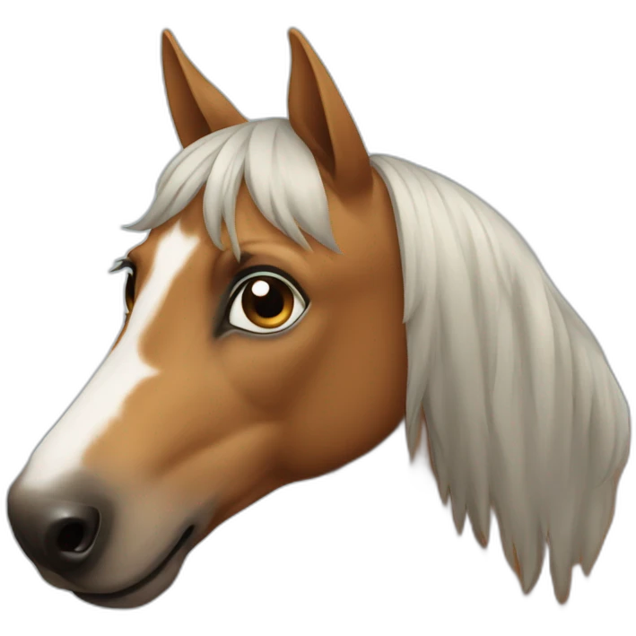 Dog horse emoji