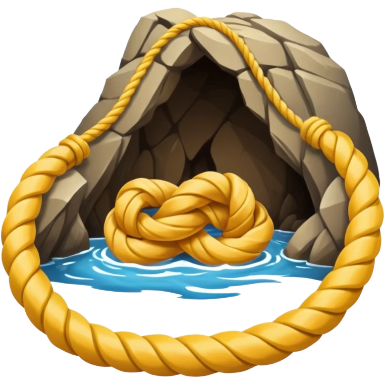 long Rope to explore cave emoji
