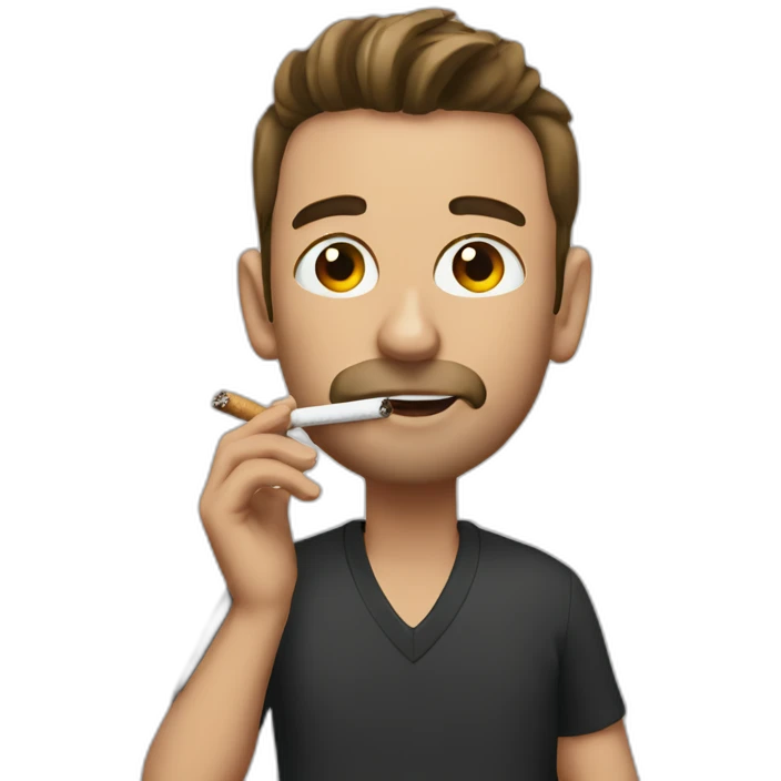 andrew tate smoking emoji