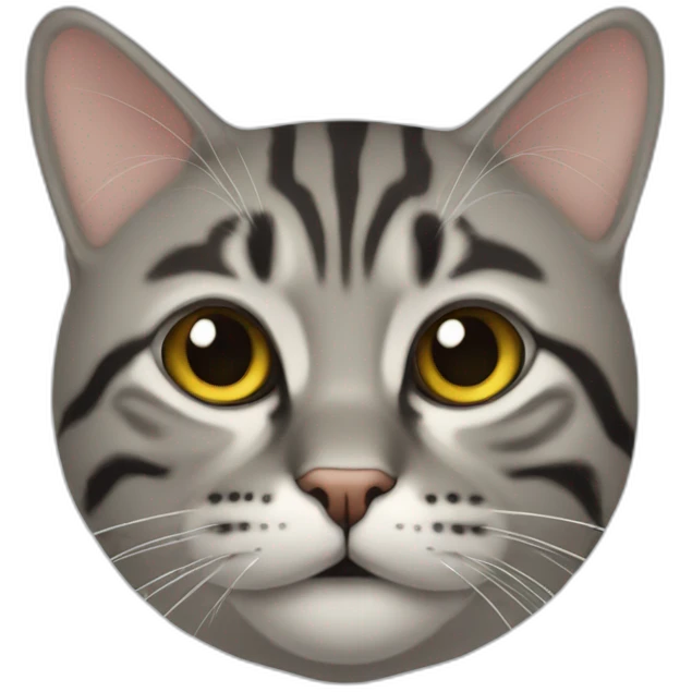 Tête de chat emoji
