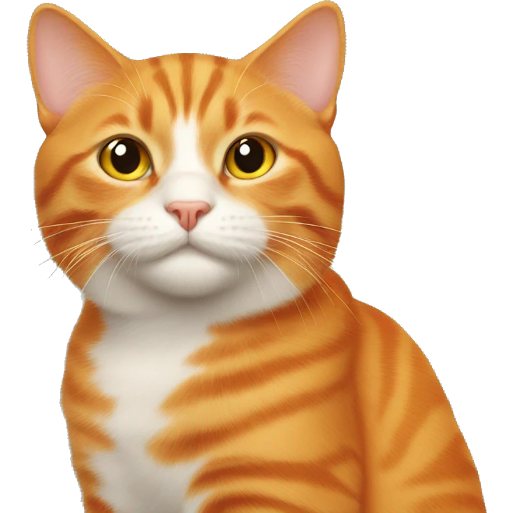 Orange cat emoji