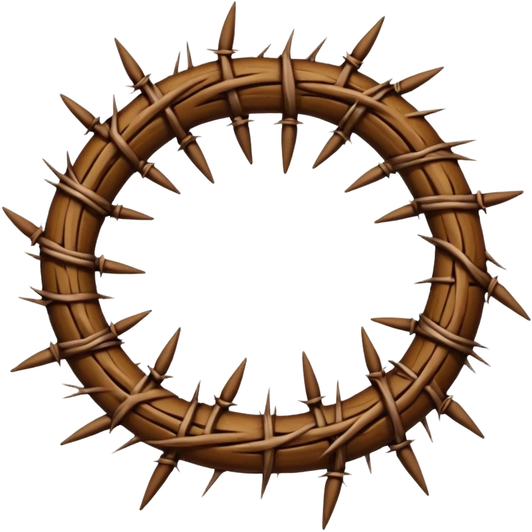 jesus's crown of thorns  emoji