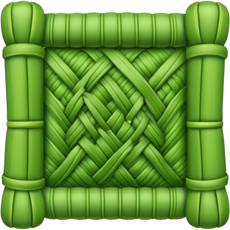 Bamboo knitting emoji