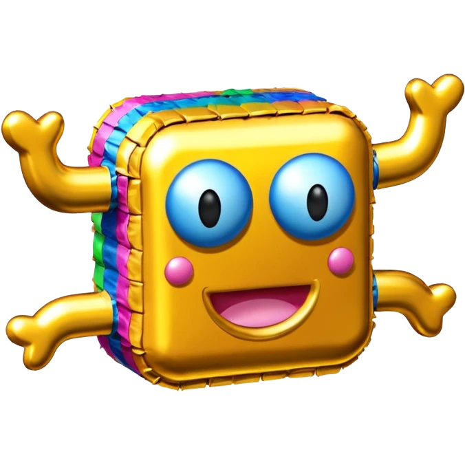   jeff koons style art SPAM pinata sculpture  emoji