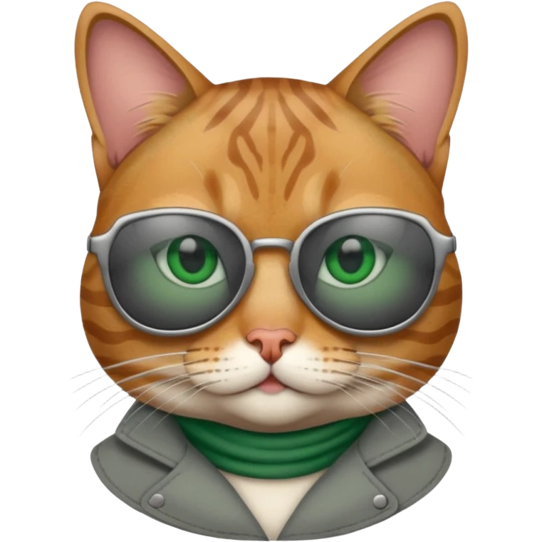 Cat wearing sunglasses emoji