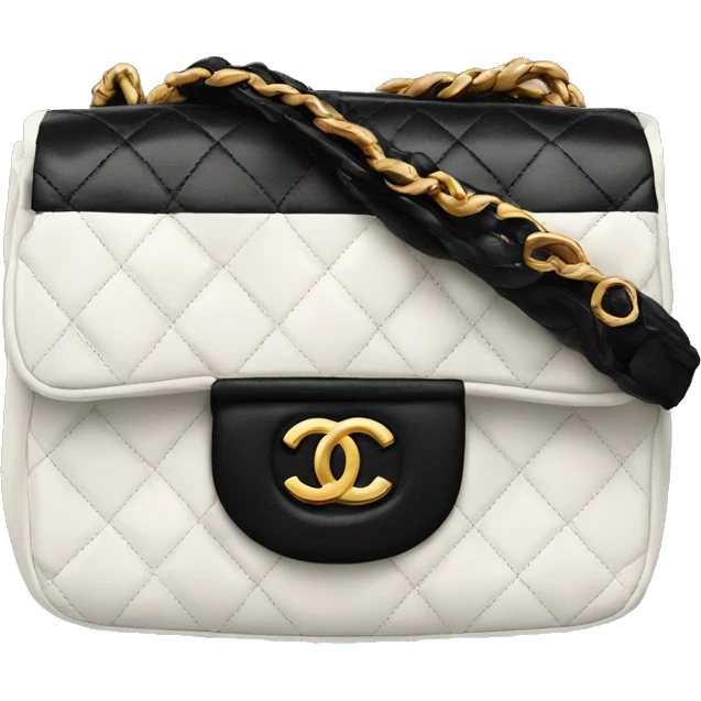 chanel black bag emoji
