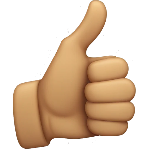 Thumbs up emoji
