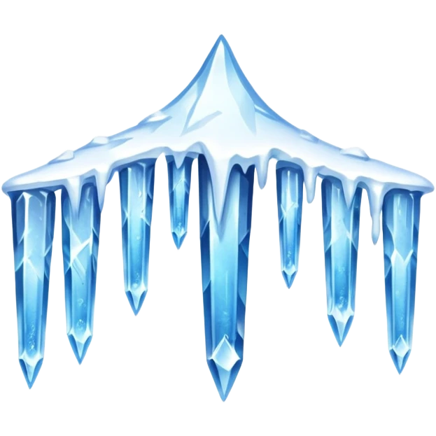 Icicles and Frozen Snow emoji