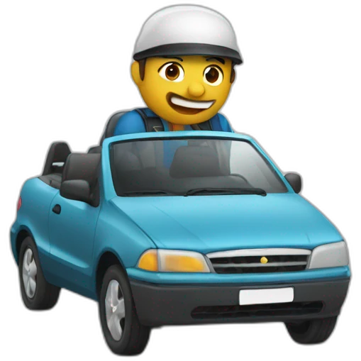 Conduite accompagnée emoji