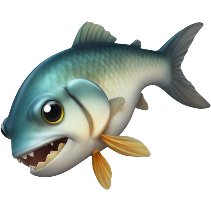 fish eating emoji