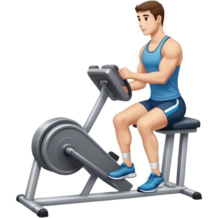how to use gym calf-raise machine emoji