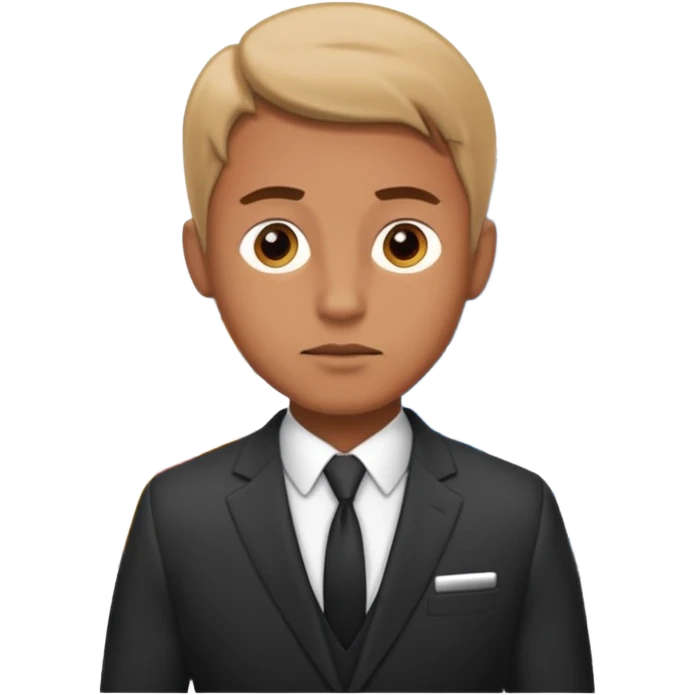 a man thinking about hotel reception emoji