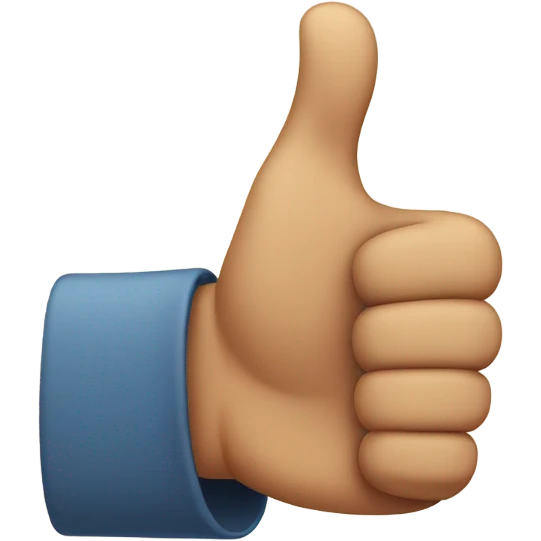 Thumbs up emoji