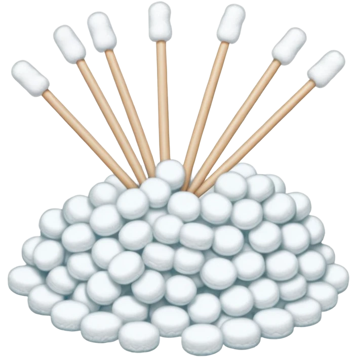 A bunch of Cotton swabs emoji