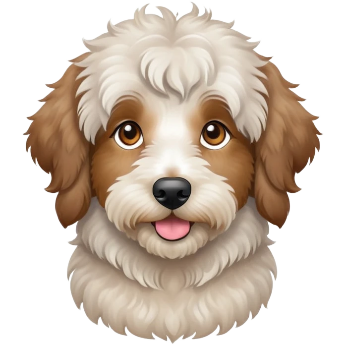 Tan aussiedoodle  emoji