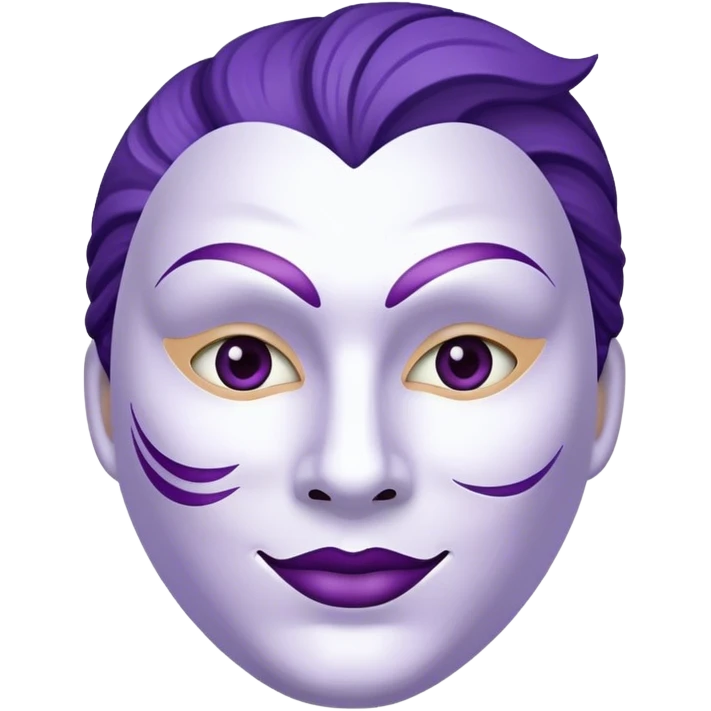 violet 🎭 emoji