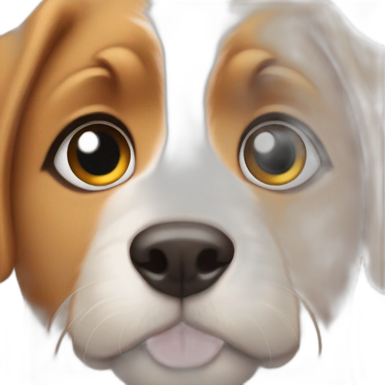 Puppy eyes emoji