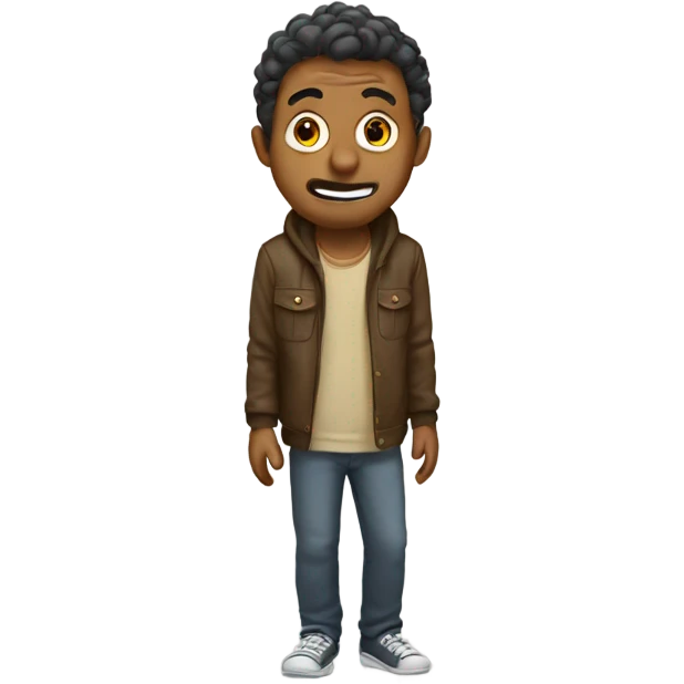 Weird Guy reaching emoji