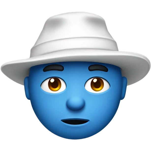 grumpy Smurf emoji