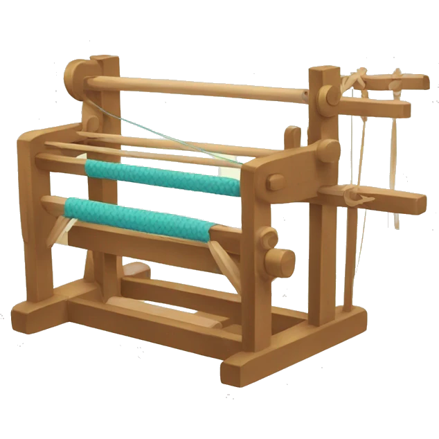 Cute Weaving loom emoji