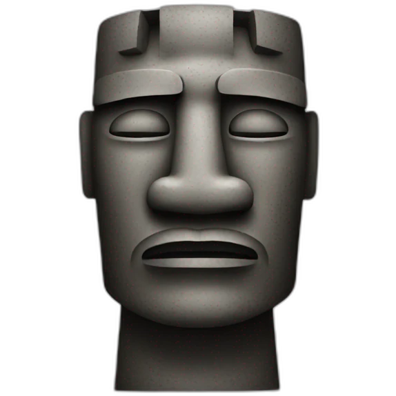 Moai emoji