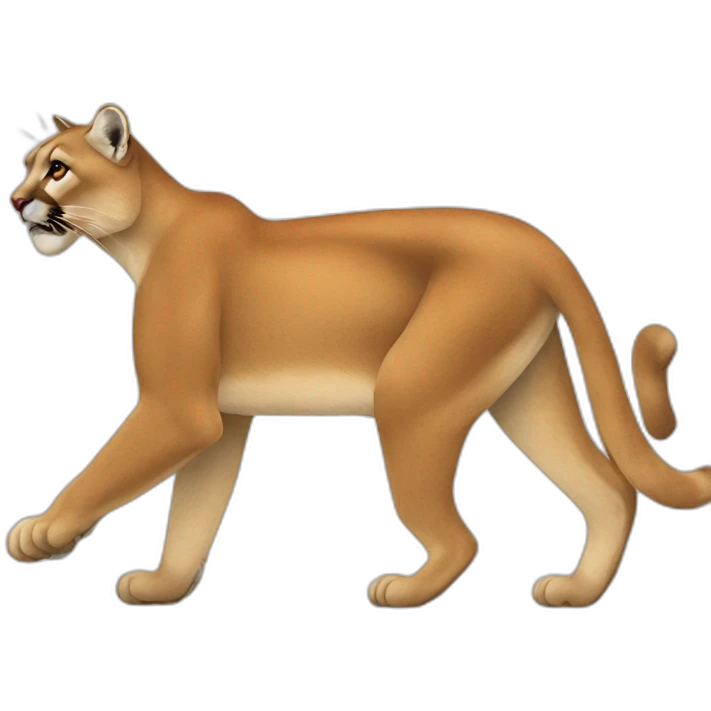Cougar Walking emoji