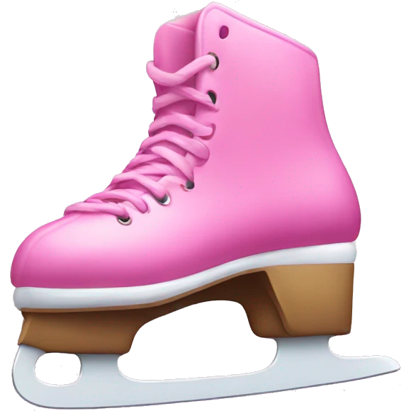 Pink ice skate  emoji
