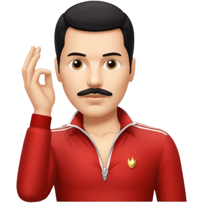 Freddy mercury famous pose emoji