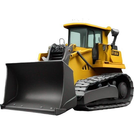 Bulldozer with megaphone  emoji