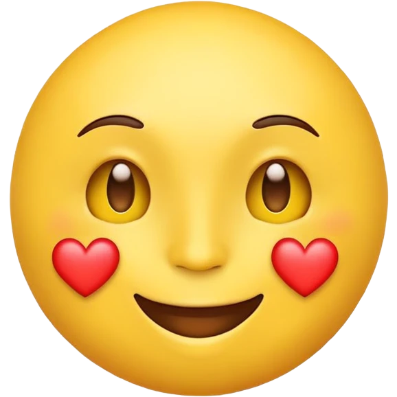 yellow face with heart eyes emoji