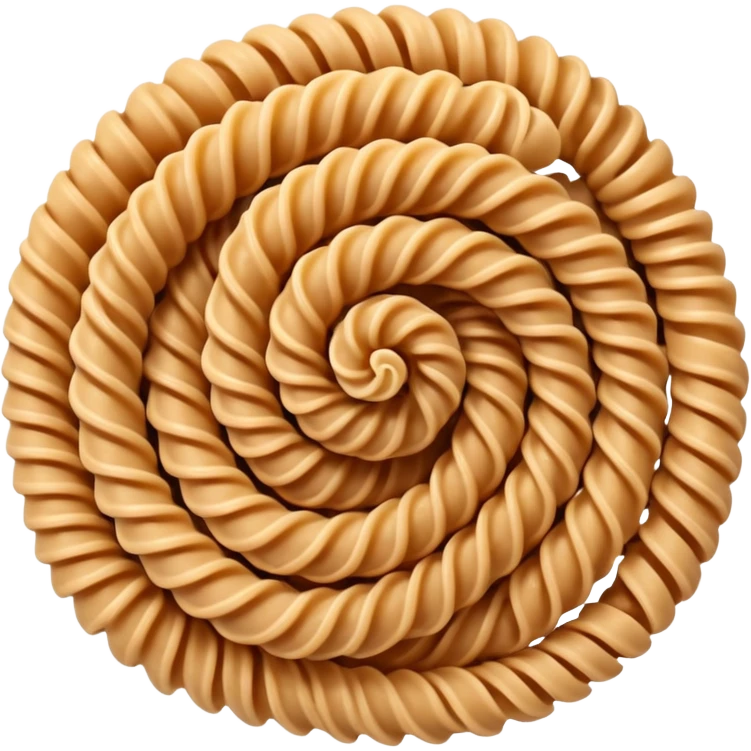 whole grain brown fusilli emoji