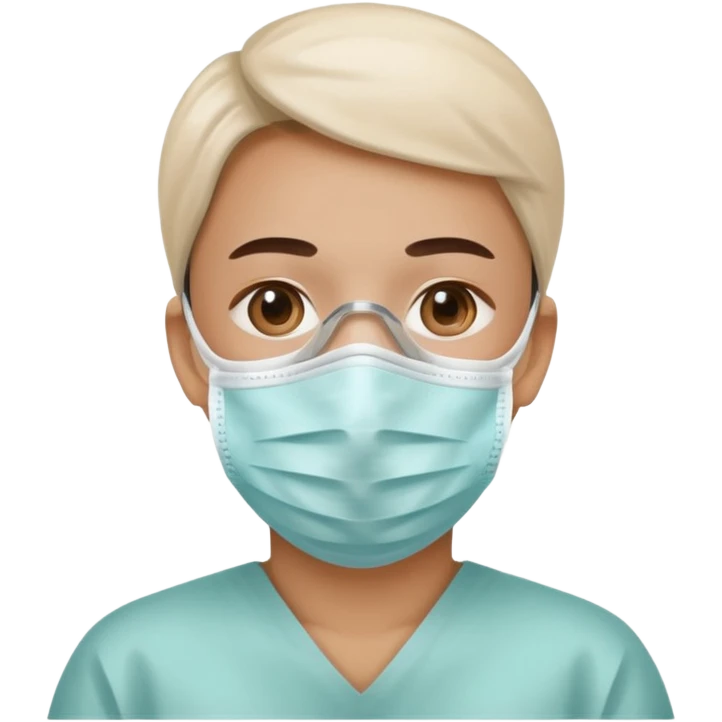 medical mask face emoji