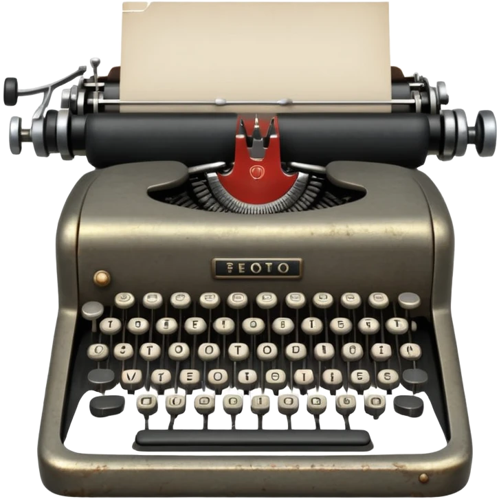 Antique typewriter  emoji