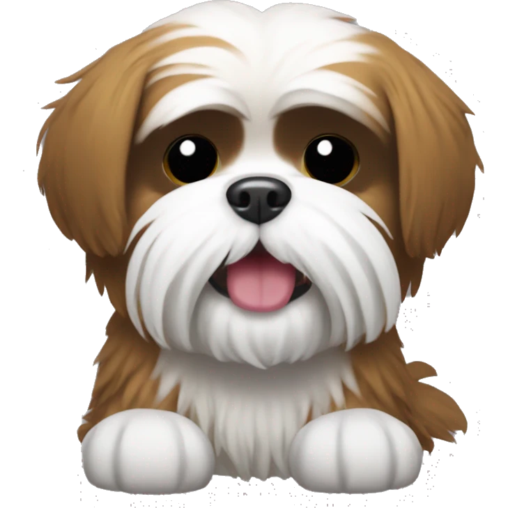 Shih Tzu playing fall guys  emoji