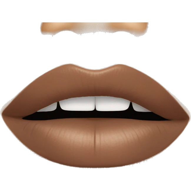 Nude lipstick   emoji