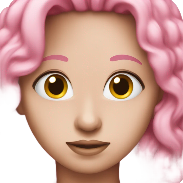 Pink ceown emoji