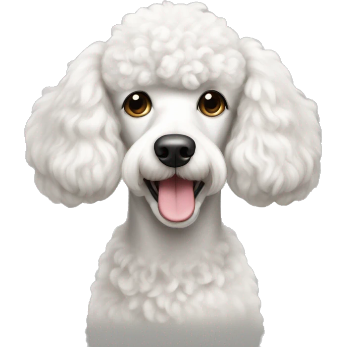 White Poodle emoji