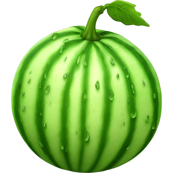 Melons that are sweating  emoji
