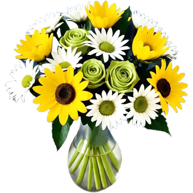 букет из ромашек emoji