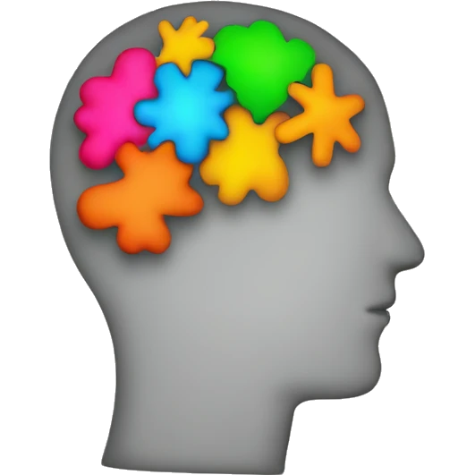 human-silhouette-with-brain emoji