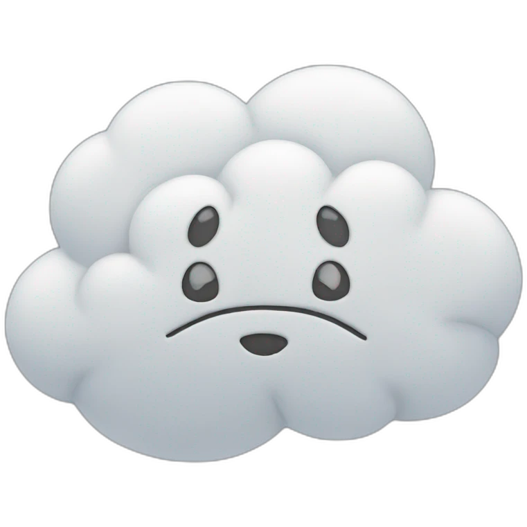  cloud of letters emoji
