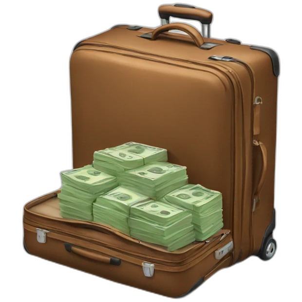 Money luggage emoji