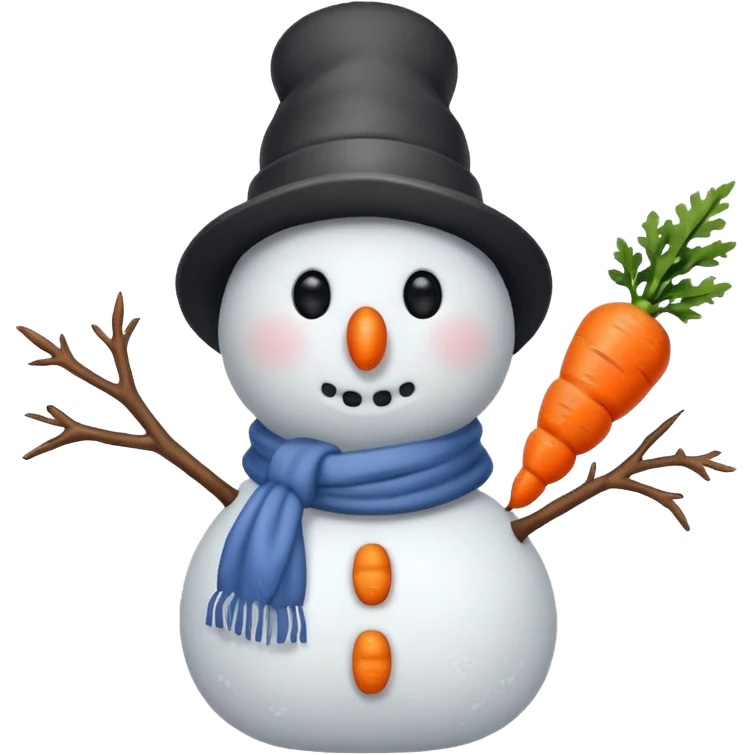 snowman with outfits  emoji