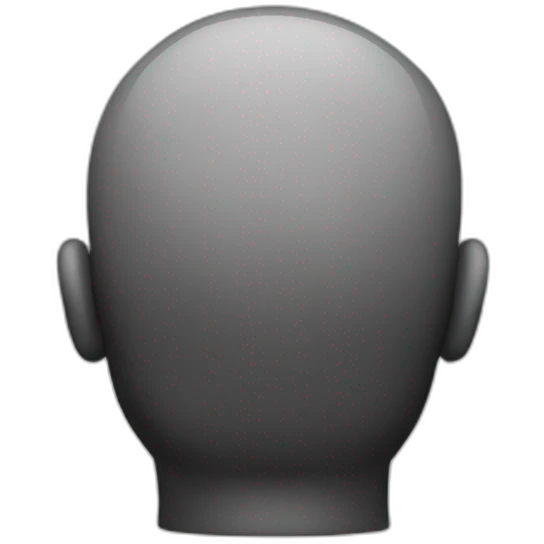 Back of the head emoji