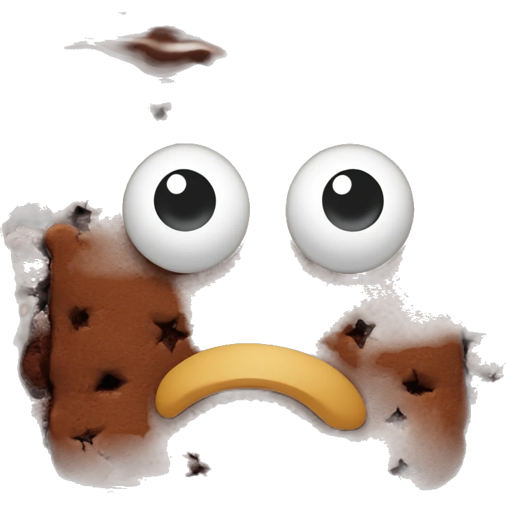 Chocolate brownie  emoji