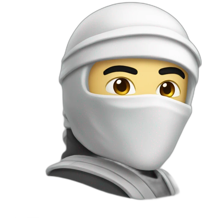 white ninja emoji