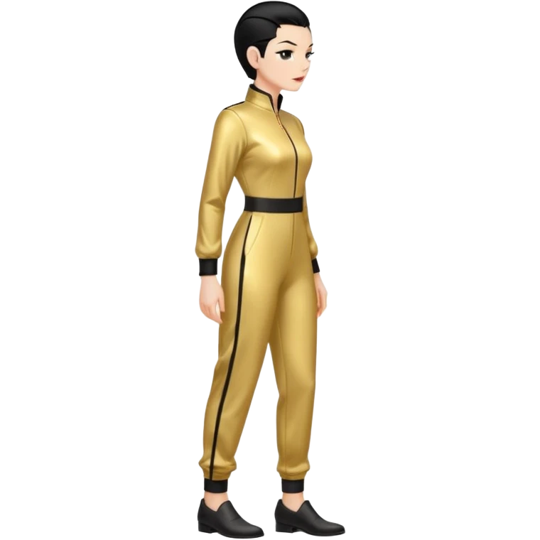 hellvis character, right profile view, simple, bold, expressive, no text emoji